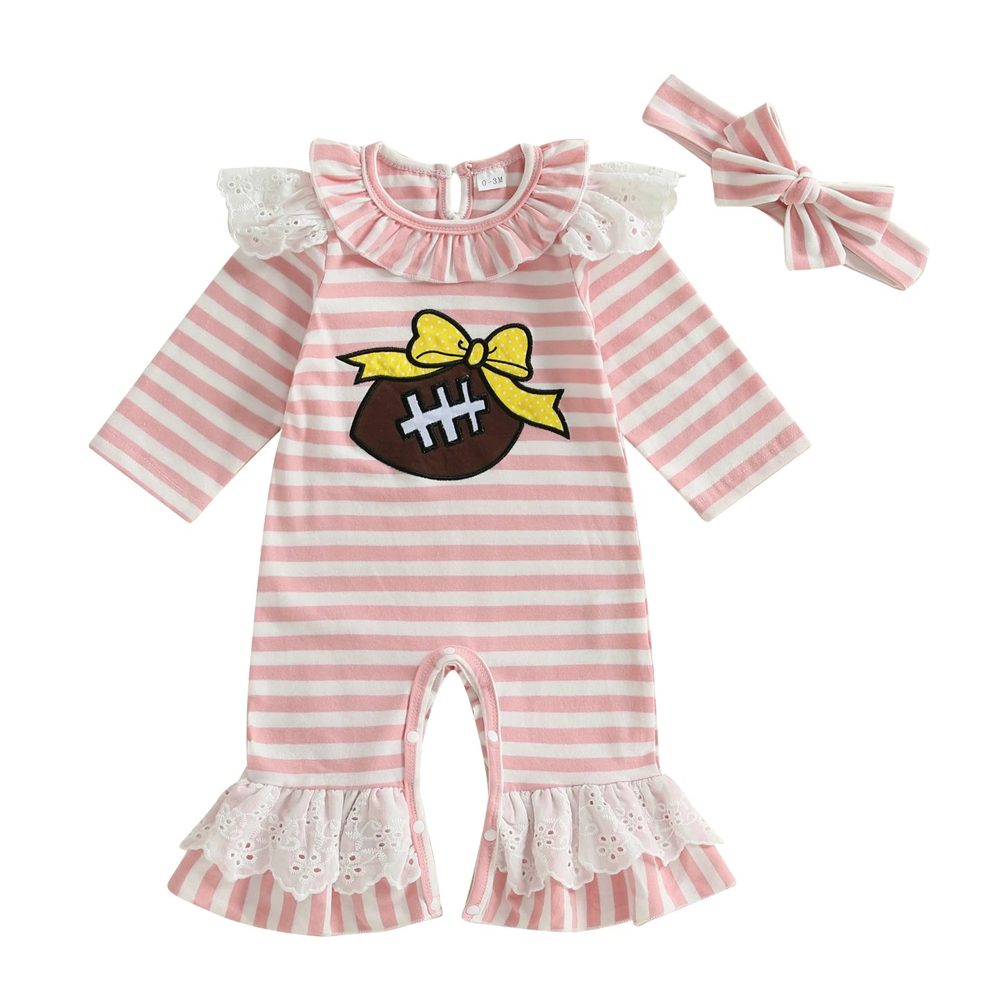 Pumpkin‑Sprite Ruffle Romper