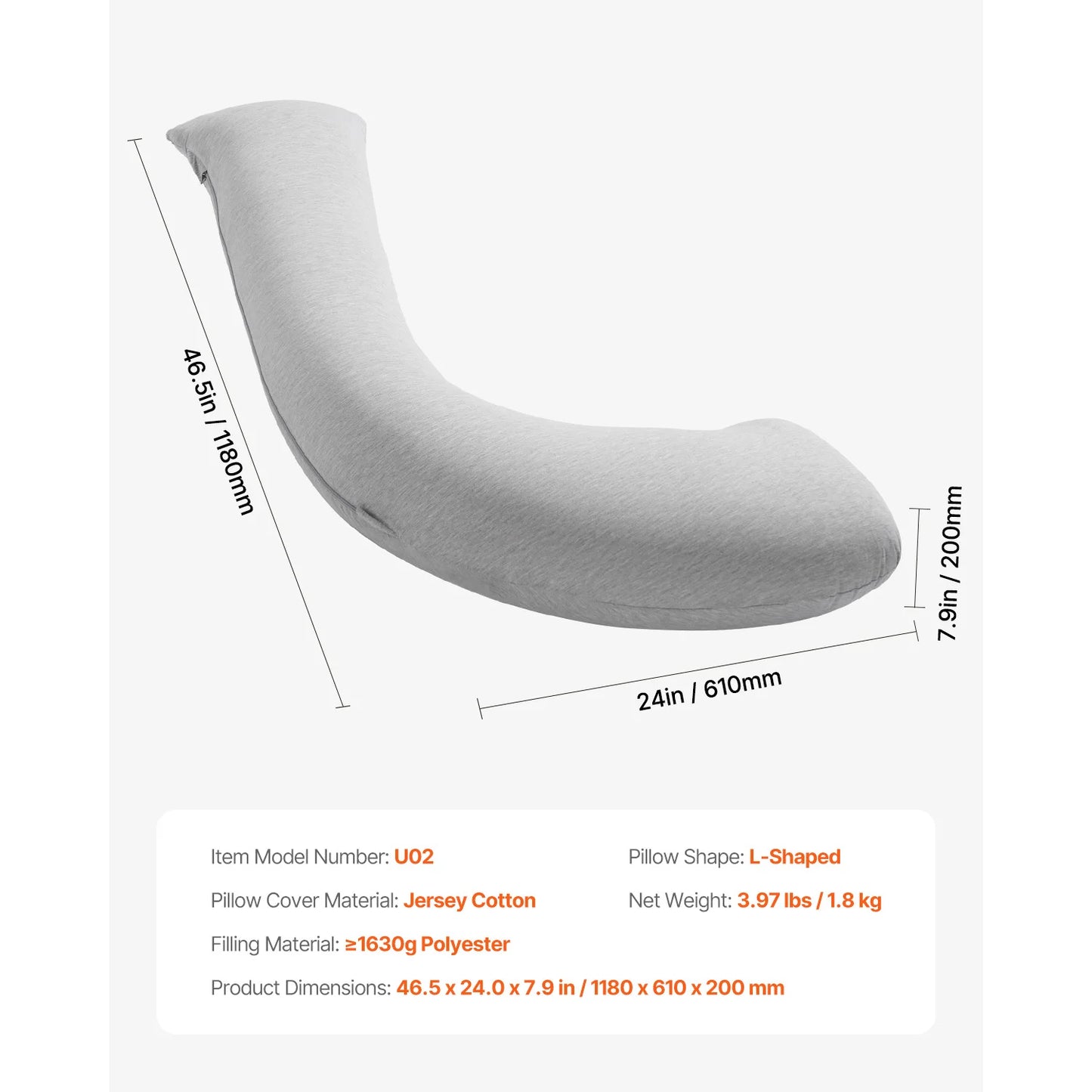 G‑Curve Hearth‑Nest Maternity Pillow