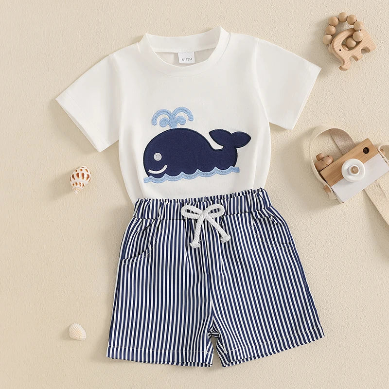 Seaside Sprite Tee & Shorts Set