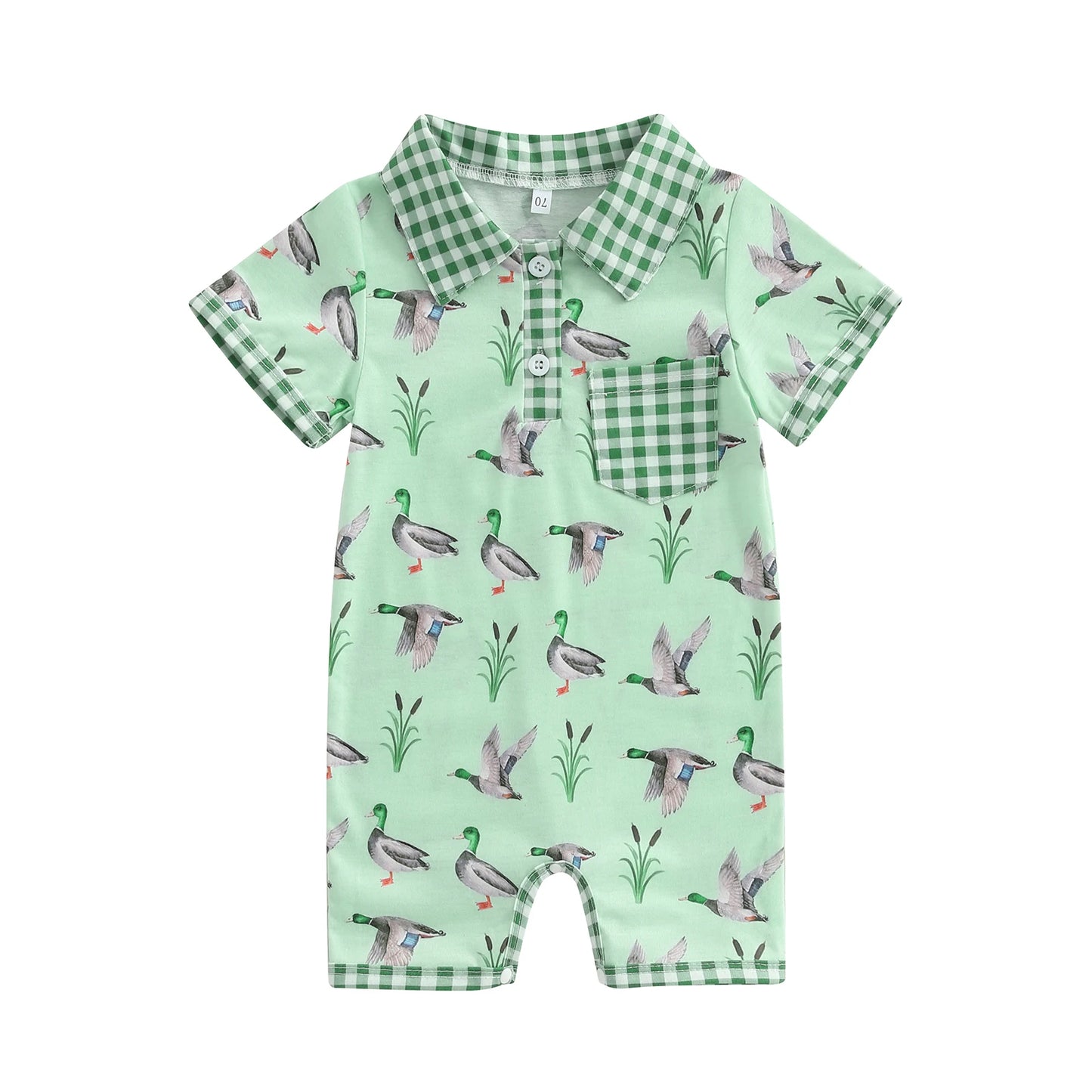 Shoreline Sprite Romper — Duckling Days in Green
