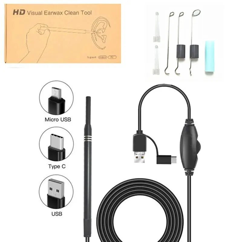Ear Endoscope USB HD Mini Camera