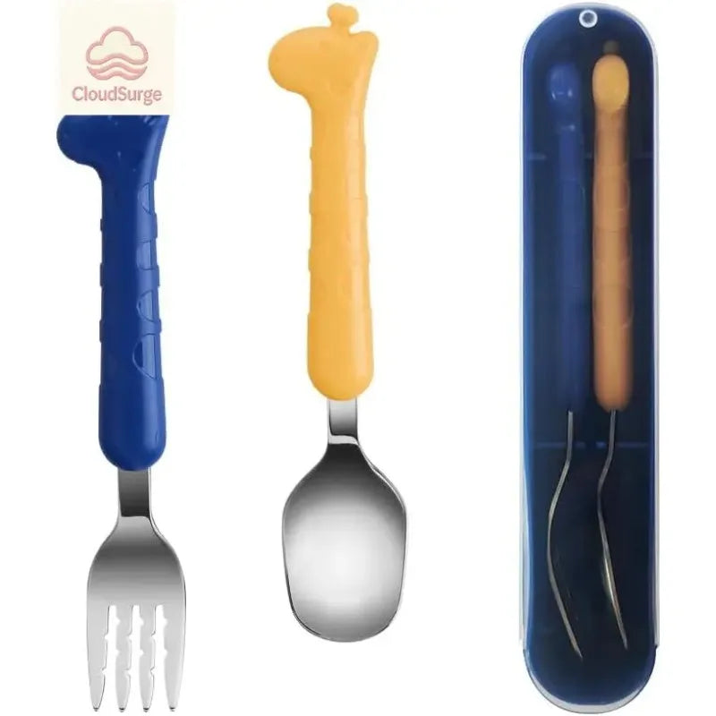 Kids Utensil Set with Carrying Case
