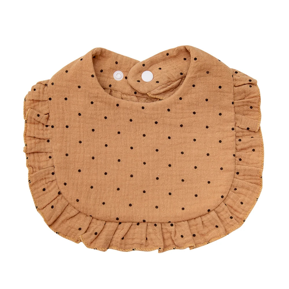 Ruffled Blossom Feeding Bib