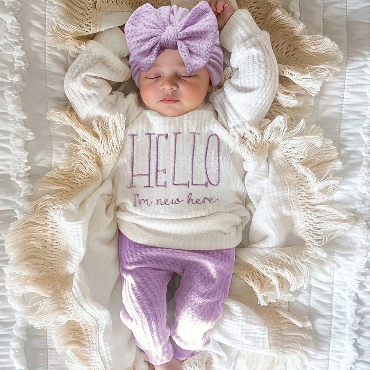 "Hello" Seedling Photo Set