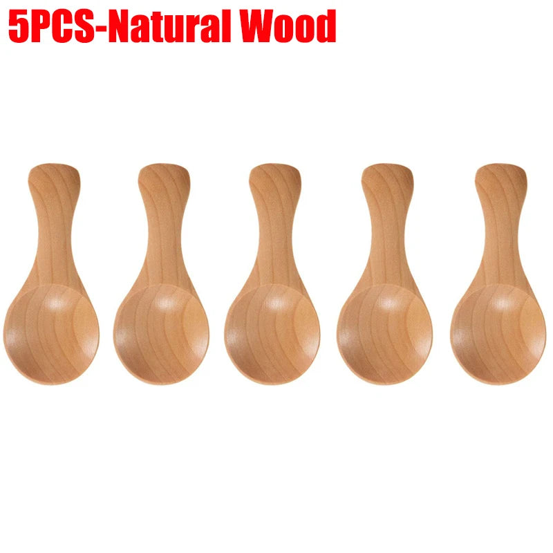Mini Natural Wooden Spoons – 10-Pack