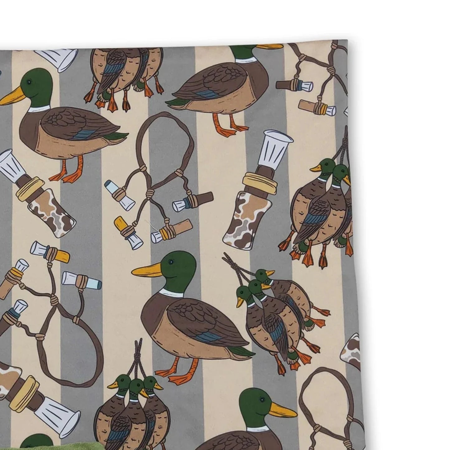 Baby Blanket with Camo Duck Call Stripes