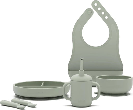 First Bites Silicone Baby Feeding Set