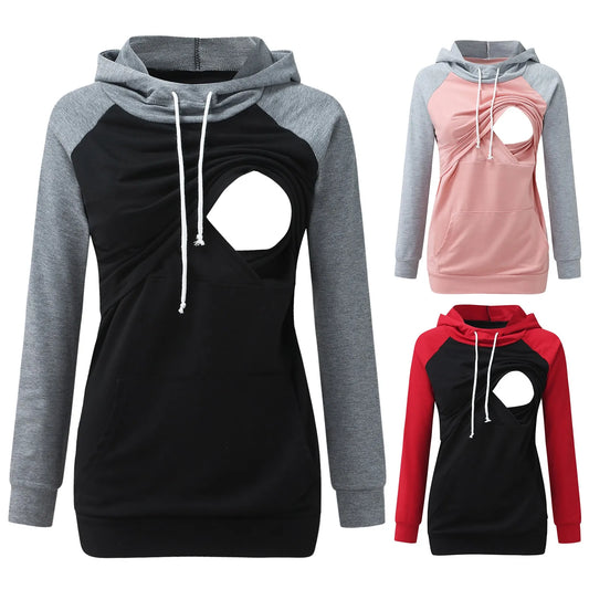 Mother‑Hood Nursing Sweatshirt