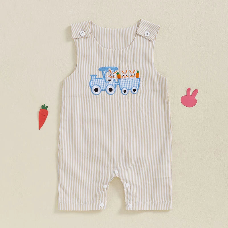 Bunny Truck Spring Romper