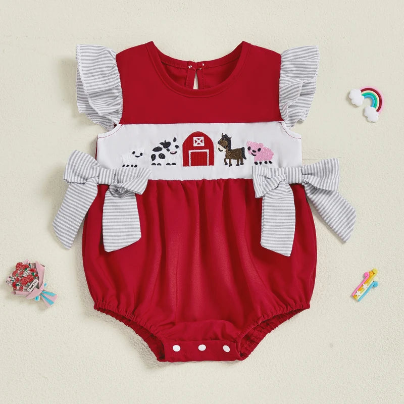 Barnyard Blossom Romper