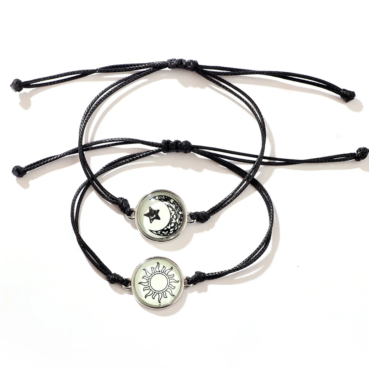 Sun‑Moon Bond Glow Bracelets