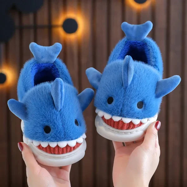 Shark Cotton Slippers For Indoor Home Use