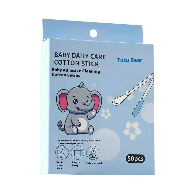 Baby Ear Wax Removal Swabs – 50 Count